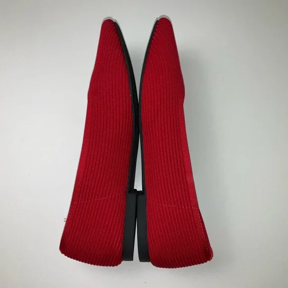 Red Women's Flats - Picture 10 of 16